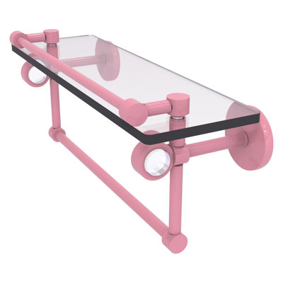Tablette flottante avec barre à serviettes Clearview