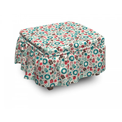 Box Cushion Ottoman Slipcover
