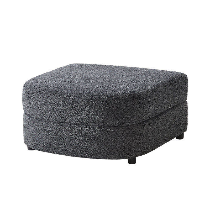 Burroughs 35" Modern Curved Ottoman