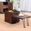 Table de foyer d'extérieur au charbon de bois Thread