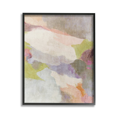 Art mural sur toile à abstraction fluide subtile par Suzanne Nicoll