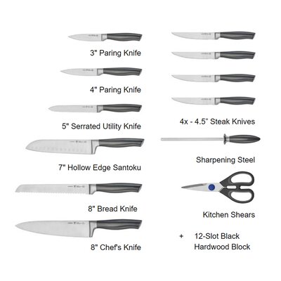 Henckels Graphite 13-Piece Knife Block Set & Reviews | Wayfair