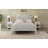 Traditional Style Solid Wood Bed Frame With Upholstered Tufted Headboard,No Box Spring Needed-1196815274-1196815277