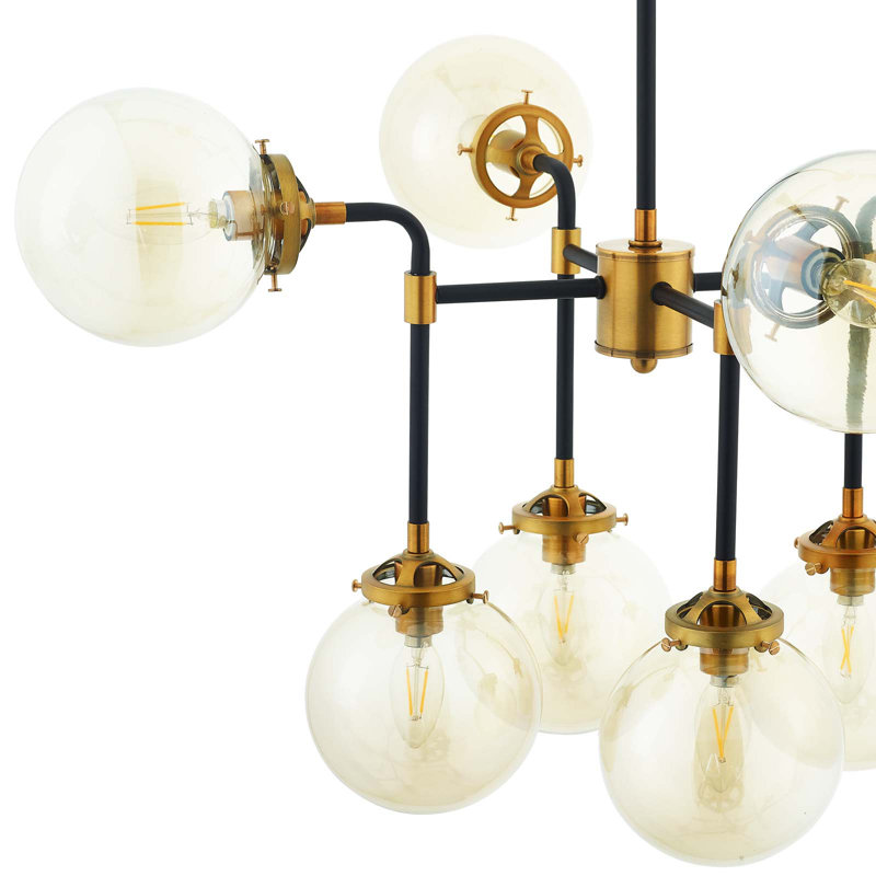 Lustre suspendu 8 lumières Ambition