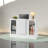Modern Reception Desk With LED Lighting And Ample Storage For Office Or Retail Spaces