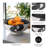 Beckenham Stoneware Bowl Black and White Abstract Design 12 Inch Decorative Modern Home Office Living Room Use