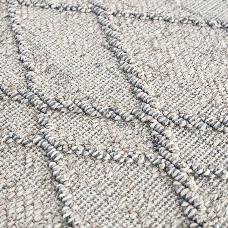 Tapis extérieur gris Helmsley, Tapis de couloir 2 pi 7 po x 7 pi 3 po