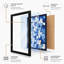 Blue Depths Minimalist - Framed Print-1053643995-1053644005