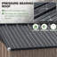 Galvanized Steel Metal Storage Shed with Sloping Roof, Lockable Door