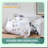 Teal Leaves Gradient Pillow Shams Set - Queen Size 20"x26" - 100% Cotton Envelope Pillowcases - 2pcs Pack - Decorative Bedding Accessories