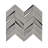 2" x 4.25" Glass Herringbone / Chevron Mosaic Wall Tile-62119943