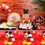 Mickey Mouse Birthday Party Decorations, 141 pièces Mickey Mouse Birthday
