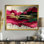 Abstrait rose et noir Fragments Of Time I - Art mural abstrait pour le salon