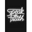 Neon Speak The Truth Print by David Brown-73903134-73903138