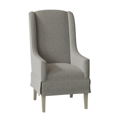 Reed Upholstered Wingback Arm Chair