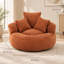 Pouf individuel avec 3 coussins, accoudoirs et rembourrage en mousse mémoire haute densité