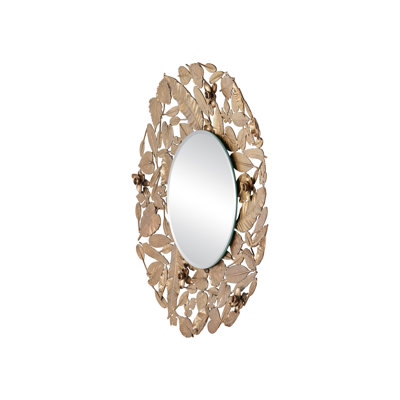 Round Framed Wall Mirror