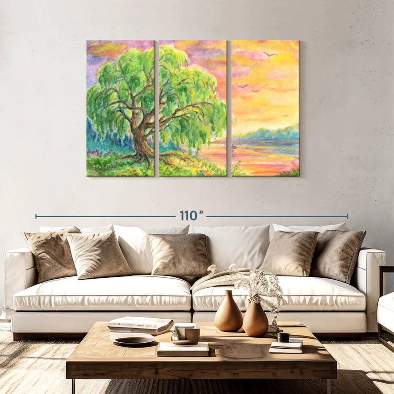 Harnek Willow Tree, 48" H x 74" W