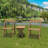 Foldable Small Table and Chair Set with 2 Chairs and Rectangular Table-1288863968