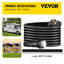 Cordon d'extension 0FT 50 ampères pour véhicule récréatif, cordon de remplacement pour véhicule récréatif de 50 ampères, cordon de verrouillage rotatif 6AWG / 3C + 8AWG / 1C avec connecteur moulé