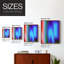 Impression encadrée Groovy Prism Gradients II - bois massif-287683056-287683068