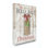 Holly Jolly Christmas Sleigh - reproduction d'art textuel