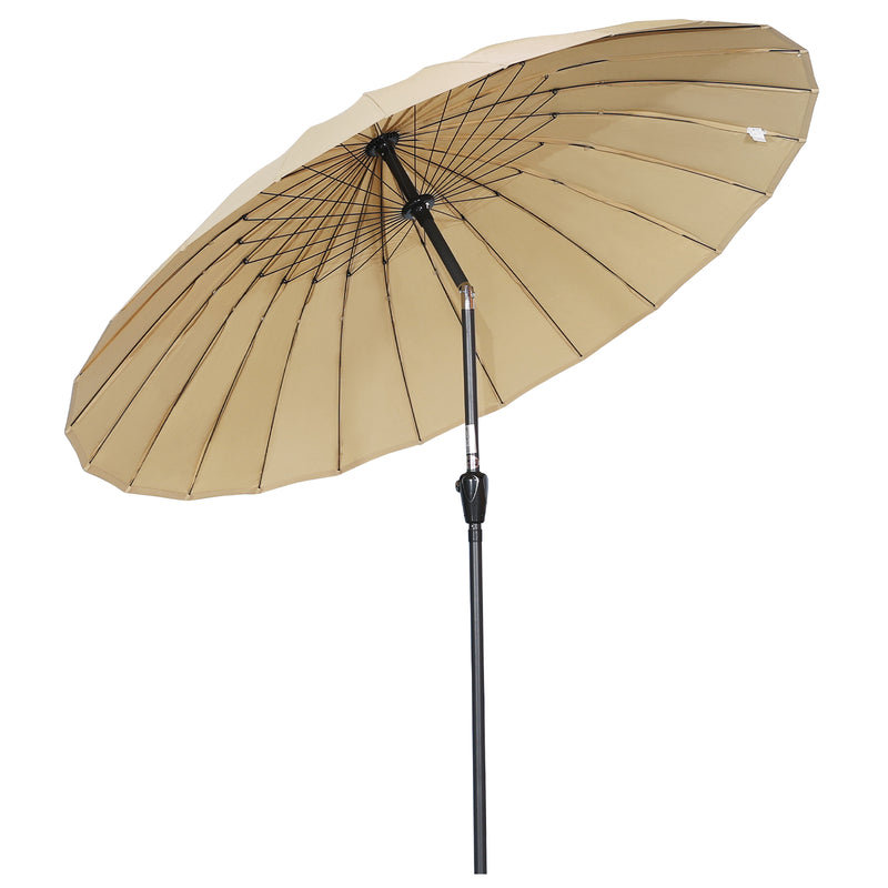 250cm Tilt Balcony Parasol, Beige