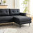 88” W Faux Leather L-Shape Sofa Chaise-556264104