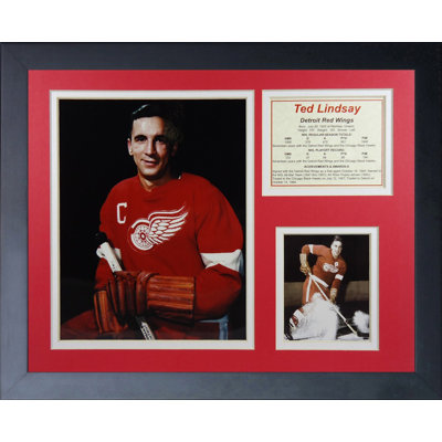 Ted Lindsay Framed Memorabilia