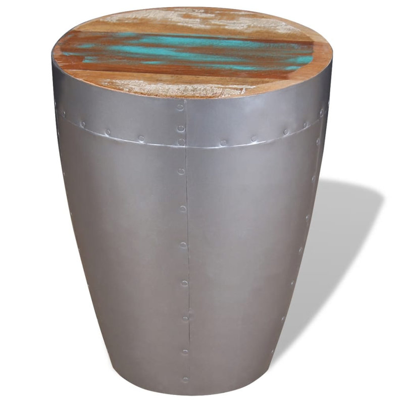 Tabouret Aviator en bois massif récupéré