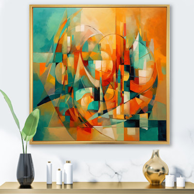 «Abstracting The Cubist Form IV - Abstract Cubism», art mural
