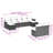 Vidaxl Garden Sofa Set Gray