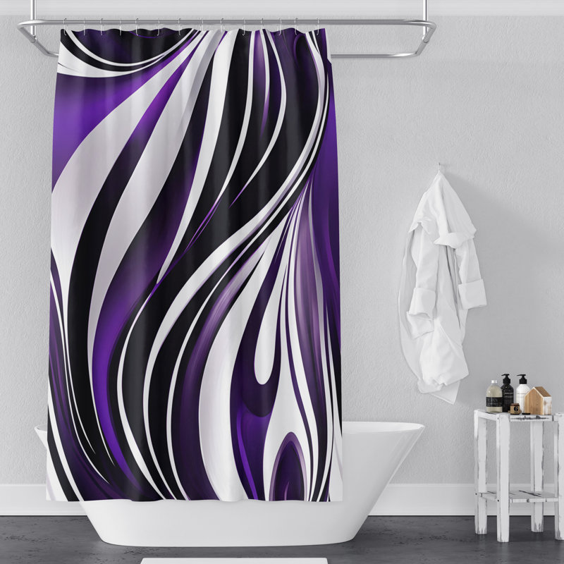 Rideau de douche Xhevrije, 83 po x 70 po