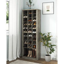 Linique Versatile Shoe Cabinet with 3 Flip Drawers,Maximum Storage Entryway  Organizer with Drawer,Free Standing Shoe Rack with Pull-Down Seat for