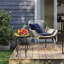 Table d'appoint en verre Sunflower Mosaic