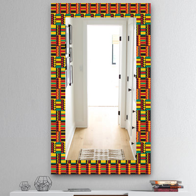 Miroir de salle de bain africain/meuble-lavabo