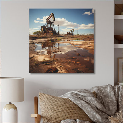 Terrey Texas Oil Field - Print