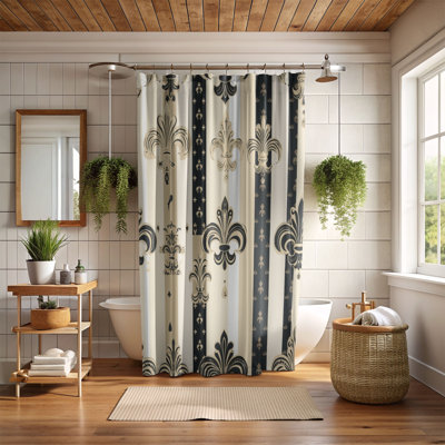 Vintage Damask - Premium Shower Curtain