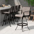 Tabouret de bar pivotant en aluminium 30 po Sunbrella