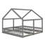 Lit plateforme House, deux lits partagés avec garde-corps-1998020250