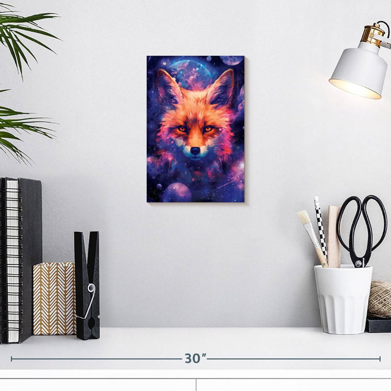 Brampt Cosmic Fox I, 12" H x 8" W