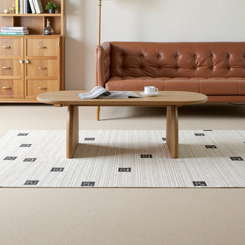 Table basse Modern Modern Minimalist, Bois naturel