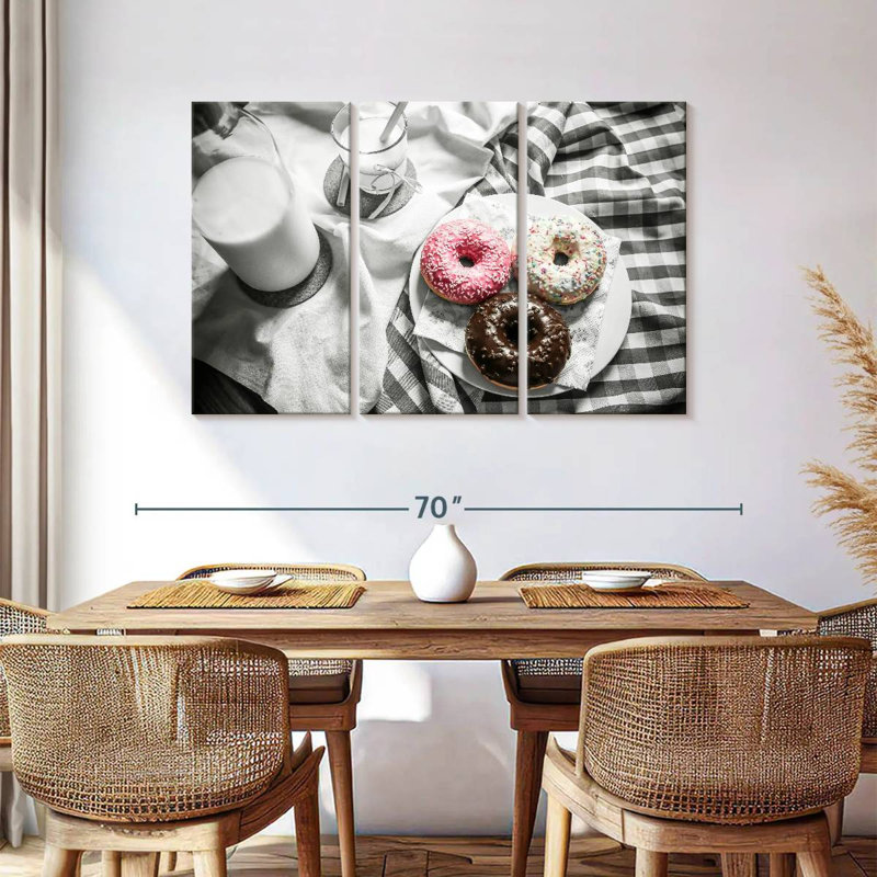 Yarlin Doughnuts, 36" H x 57" W