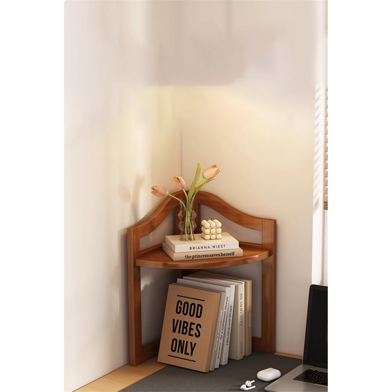 Organisateur de bureau en bois manufacturé Namrata, Brun