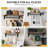 Heavy-Duty Shelf & Closet Rod Support Bracket with Hanging Hook-1556428998