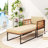 Michaelle Outdoor Lounge Chair with Ottoman