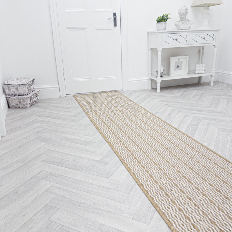Runner Striped Flatweave Area Rug, Runner 60 x 150 cm