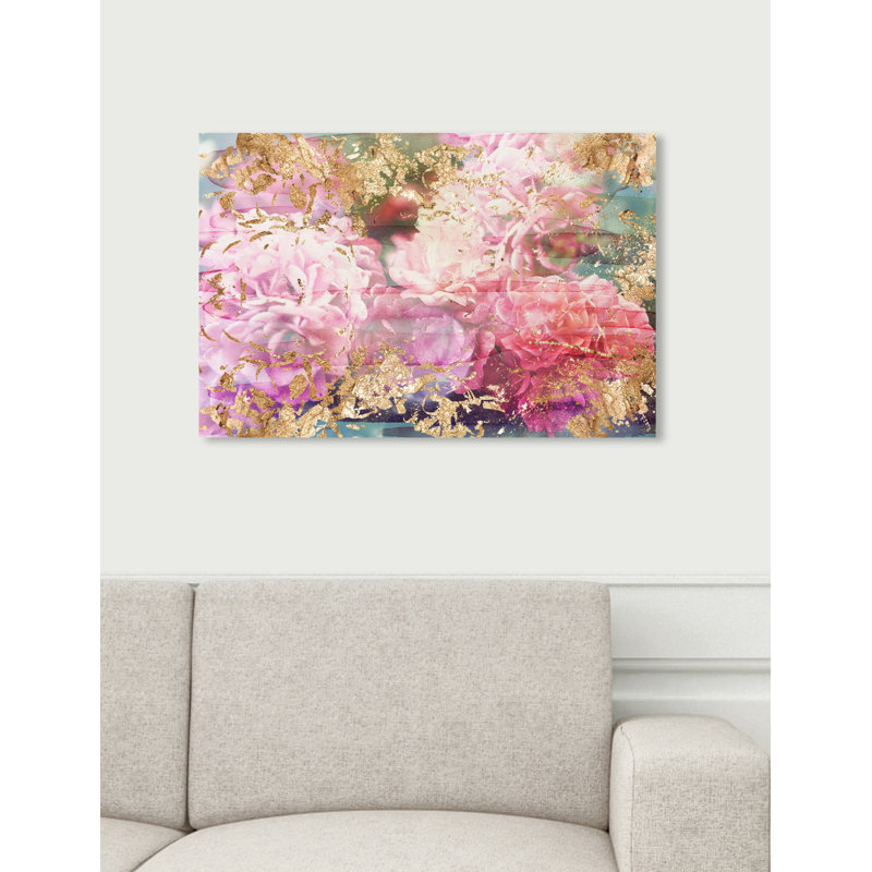 Rose Rhapsody - impression sur toile, 16 po x 24 po, Toile tendue