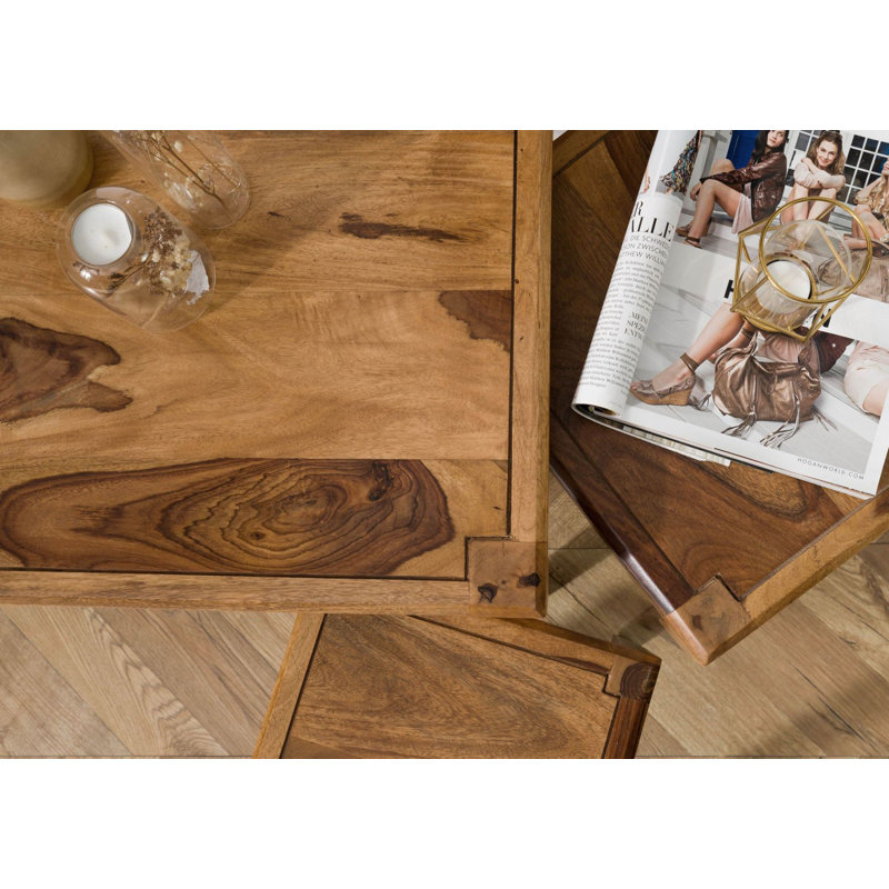 Ancona Solid Wood Nesting Tables