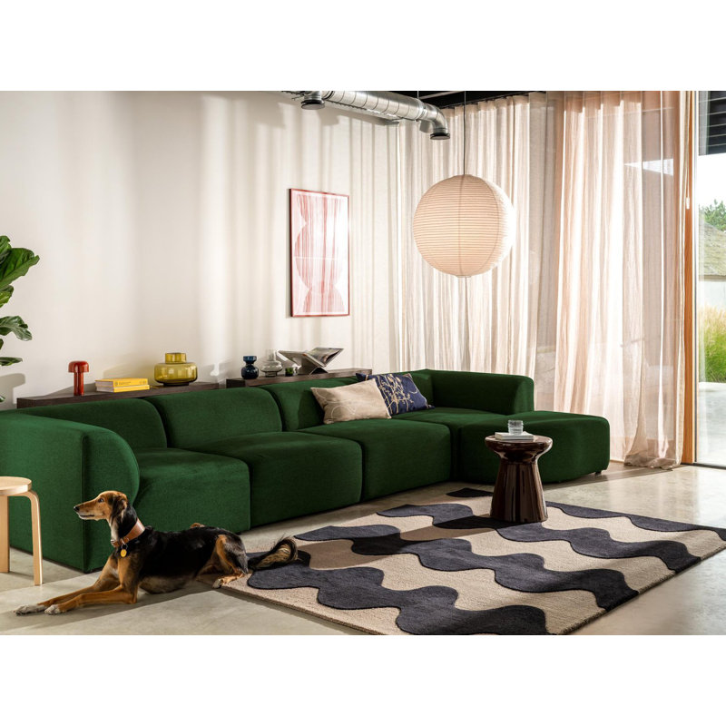 Lokki Black | 133905, Rectangle 4'7" x 6'7", Black